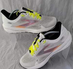 Brooks Launch 9 Herren Größe 10 Weiß Laufen Gehen Fitnessstudio Turnschuhe Schuhe 1103861D148 - Bild 1 von 24