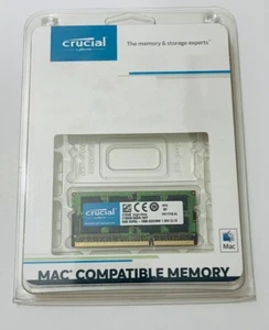 Crucial for Mac 8GB (1x8GB) CT8G3S186DM DDR3L 1866 MHz SO-DIMM Mac Memory  - Picture 1 of 3