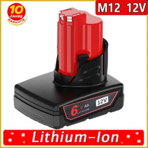 For MіІwaukее M-12 12 Volt 6.0 AH Red Lithium Replacement Battery NEW 48-11-2440 - Picture 1 of 12