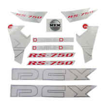 Aufkleber Sticker Dekor Schriftzug Logo Emblem Rex RS 750 Seitenverkleidung