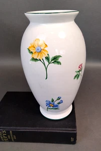 Tiffany & Co Porcelain Multi Floral Sintra Vase Green Trim KL/JE - Picture 1 of 12