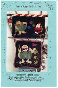 1998 Reets' Rags to Stitches #RR46 Herbie 'n Helen sewing pattern uncut - Picture 1 of 3