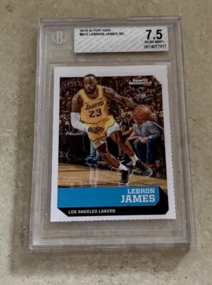 LEBRON JAMES RARE Sports Illustrated for Kids SI 2019 LA Lakers NM+ NBA BGS 7.5 - Image 1 of 2