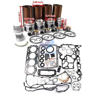 Juego de kit de reconstrucción de motor 4JJ1 para camioneta Isuzu NPR NQR NHR TFR con revestimientos - Imagen 1 de 8