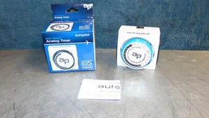 Hydrofarm Autopilot Dual Outlet Analog Timer TM010150 Grow Lights Pumps Garden - Picture 1 of 8