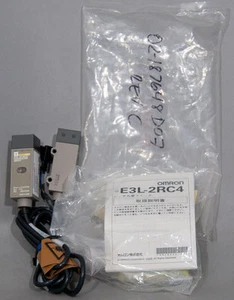 NEW Omron E3L-2RC4 Red Laser Photoelectric Sensor ASM PN: 02-187648D07 187648D08 - Picture 1 of 2