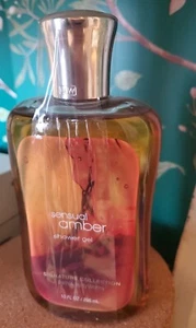 RARE Bath & Body Works Signature Collection SENSUAL AMBER SHOWER GEL 10oz Sealed - Bild 1 von 1