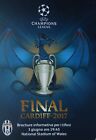Fan Leaflet UEFA CL Finale 3.6.2017 Juventus Turin - Real Madrid # italienisch