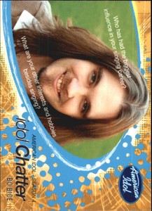 2005 American Idol Season Four Idol Chatter Non-Sport Card #IC15 Bo Bice