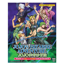 DVD Anime Jojo's Bizarre Adventure Jojo Season 1-6 (Ep.1-176 End) + Live Action