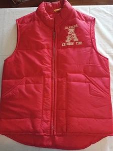 vintage Chalk Line puff vest red Alabama, Sz medium USA Crimson Tide - Picture 1 of 17