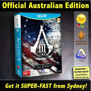 Assassin Creed 3 Join or Die Wii U *NEW *RARE *OZI Sealed Collectors Edition III - Picture 1 of 8