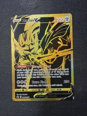 Zacian V SWSH076 SWSH: Sword & Shield Promo Cards Holo - Image 1 of 2