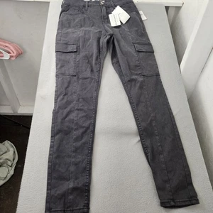 OLD NAVY  blue cargo pants Quick Dry Cotton Blend Size 8 (M) new with tags - Picture 1 of 11