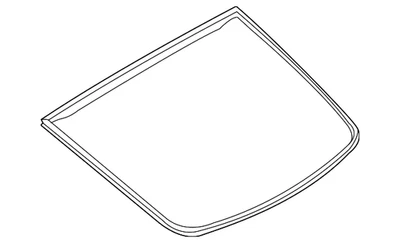 Sello de vidrio puerta levadiza original Nissan 90352-CD000 Foto 1 de 2