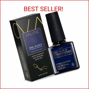 Pegamento y fortalecedor de uñas fuerte - Cepillo de secado rápido en gel para larga duración - Imagen 1 de 2