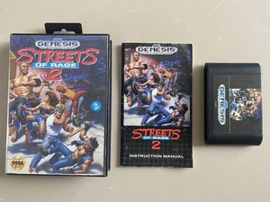 Streets Of Rage 2 II, Sega Genesis, NTSC, Complete - Picture 1 of 10
