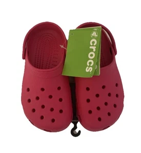 Crocs Classic Clog K - Candy Pink - Roomy Fit - Unisex - M1/W2 EU 33/34 - NEW - Picture 1 of 5