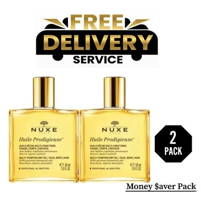 Nuxe Huile Prodigieuse Dry Oil 50ml - 2 PACK
