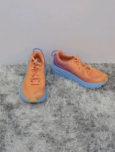 Hoka One One Rincon 3 Womens Mock Orange 6.5B Running Athletic Sneaker Shoe - Picture 1 of 11
