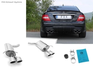  Escape deportivo dúplex Mercedes Clase C Coupe W204 C350 con parte trasera AMG 2xoval cada uno - Imagen 1 de 10