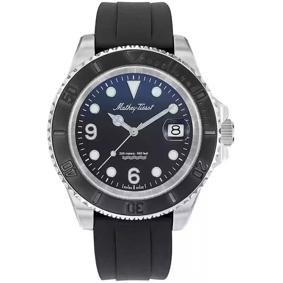 Reloj Mathey Tissot para hombre diseño Mathy esfera azul - H909ABU Foto 1 de 1
