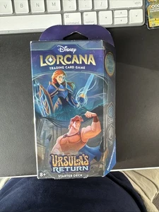 Disney Lorcana TCG: Il Ritorno di Ursula Starter Deck Sigillato - Zaffiro e Acciaio - Foto 1 di 2
