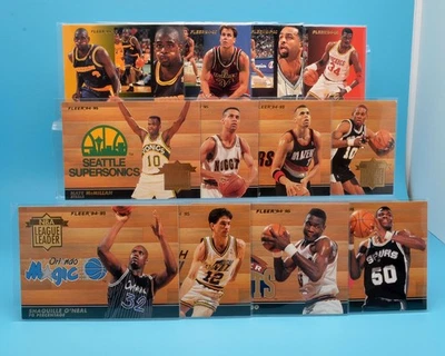 2 Conjuntos Completos • 1994-95 Fleer LEAGUE LEADERS & AWARD WINNERS • Estrelas - Imagem 1 de 2