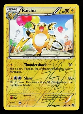 Raichu 40/99 Reverse Holo Next Destinies Pokémon Card - Image 1 of 2