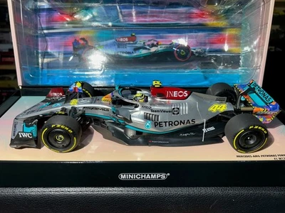 1/18 Minichamps - 2022 MERCEDES-AMG F1 W13 E #44 - LEWIS HAMILTON - MIAMI GP Foto 1 de 4