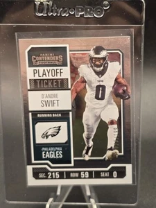 2023 Panini Contenders - D'Andre Swift #78 Playoff Ticket /199 - Picture 1 of 2