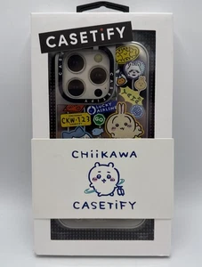 Casetify iPhone 14 Pro Chiikawa Luggage Sticker Mirror MagSafe Case Silver NEW - Picture 1 of 3