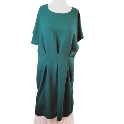 Vestido Mujer Asos Design 12 Plisado Cremallera Textura Cuello Redondo Manga Larga Foto 1 de 4