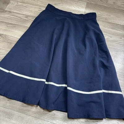 Modcloth Rock Steady Streak of Success Skirt Large Euc Rockabilly Skirt - Image 1 of 4