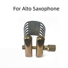 Saxophon Ligatur Stabiler Metallclipverschluss fr Sopran Alto Tenorsaxophon