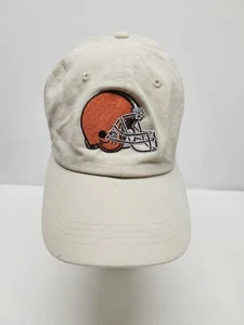 Vintage Cleveland Browns Strapback Hat Tan Adjustable NFL One Size - Picture 1 of 8
