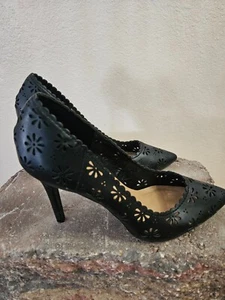 SIZE 8 LAUREN CONRAD Black Stiletto Heel Pumps INVPV2185 - Picture 1 of 6