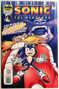SONIC The HEDGEHOG Comic Book #108 May 2002 Knuckles First Edit Bagged Board NM - Picture 1 of 3