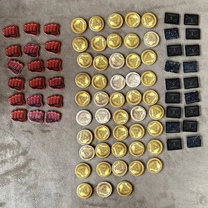 REVOLUTION Board Game REPLACEMENT PARTS- TOKENS: FORCE, BLACKMAIL, GOLD - Picture 1 of 1