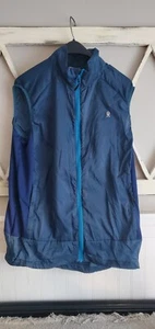 Little Donkey Andy Blue Cycling Vest Reflective Lightweight UPF 50 Size Medium - Picture 1 of 8