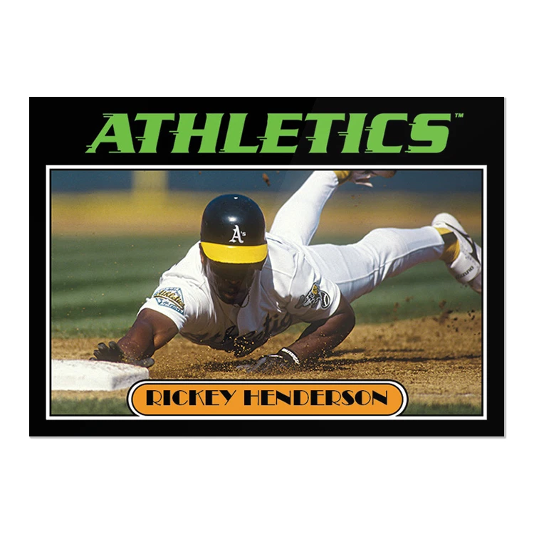 #63 Rickey Henderson - 2022 Topps Throwback Thursday TBT - Image 1 of 1