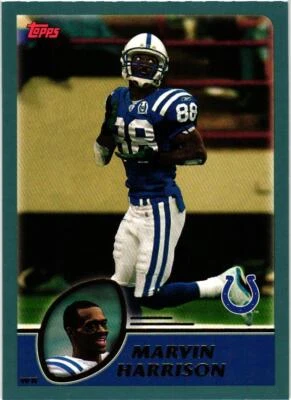 2003 Topps #290 Marvin Harrison - Image 1 of 2