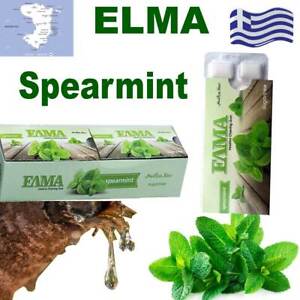Greek Mastic Elma Spearmint Chewing Gum Natural Chios Long Expiration
