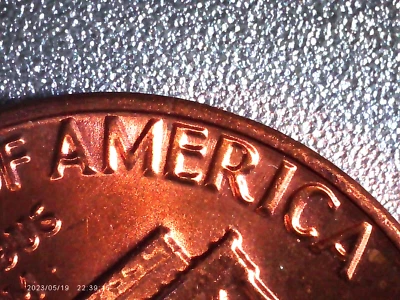 1983 Uncirculated Double Die Reverse DDR Rare Lincoln Memorial Small Cent Error - Image 1 of 4
