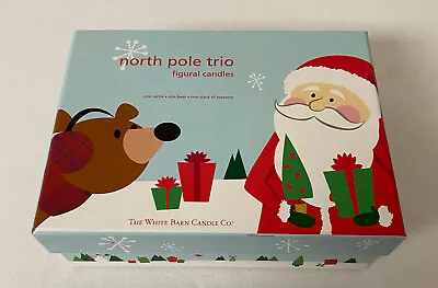 North Pole Trio Figural Candles by White Barn Candle Co.  #22077 - Image 1 of 2
