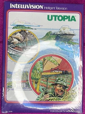 NEW Sealed Utopia (Intellivision, 1981) Vintage Video Game - Image 1 of 4