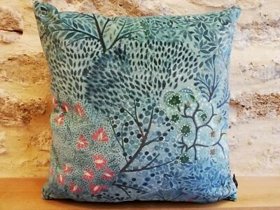 Liberty Arts Ray Nesfield Velvet & Teal Velvet Fabric Cushion Cover  - Image 1 of 4