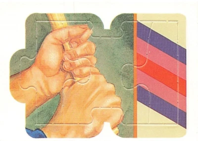 1990 Donruss Carl Yastrzemski Puzzle Baseball #43 Pieces 43-45 Boston Red Sox - Image 1 of 2