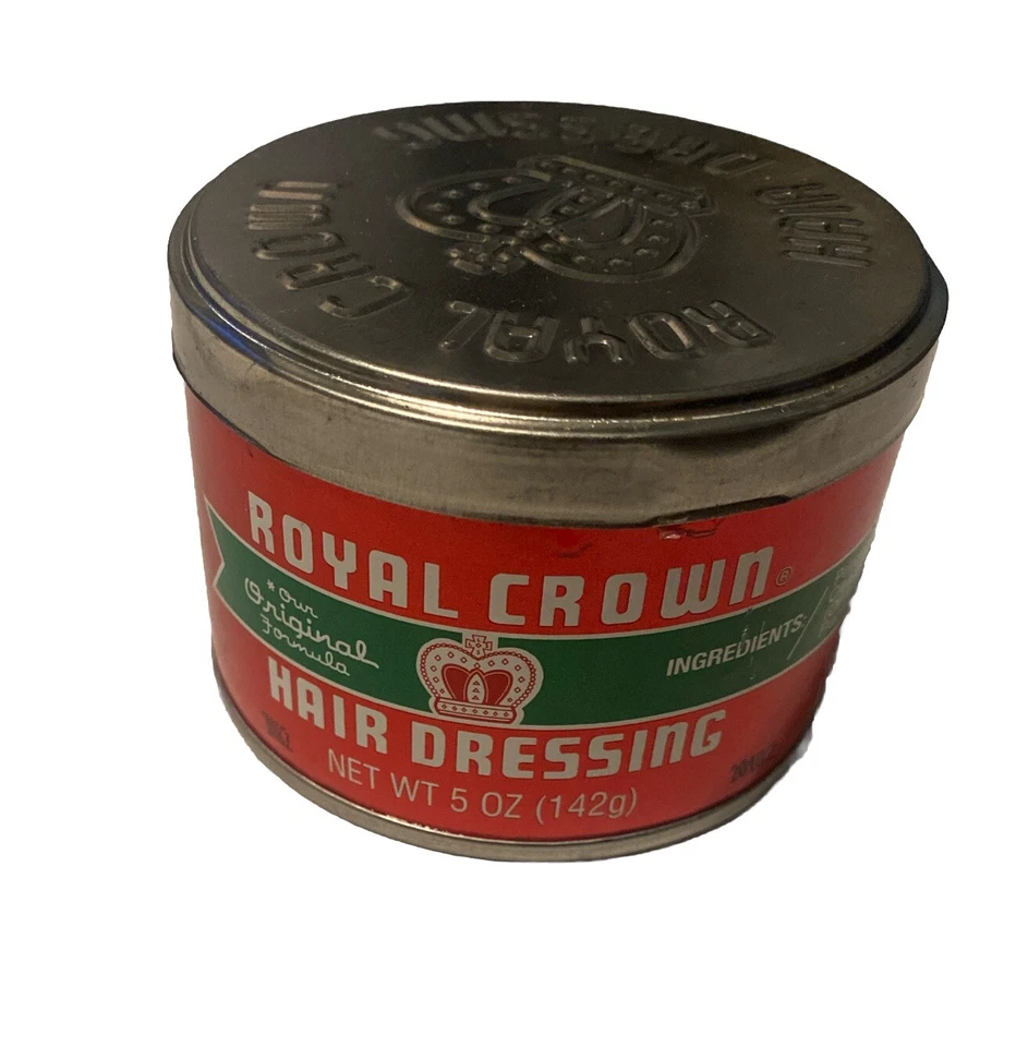 Aderezo para el cabello Royal Crown original 5 oz. Tarro Old Can Jar Easy Twist Off Nuevo Foto 1 de 4