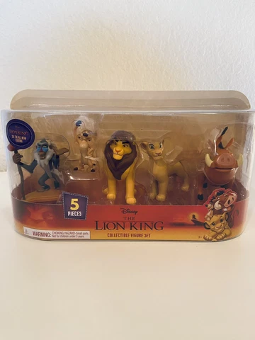 Disney The Lion King 5 Piece Collectible Figure Set Sealed 2019 New Cover